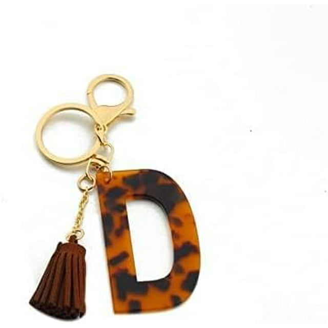 Letter Keychain,26 Letters A-Z Decorative Letter Keychain,Name Keychain for Women Girls Men Teenager Gift