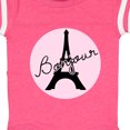 thumbnail image 4 of Inktastic Bonjour Girls Baby Bodysuit, 4 of 5