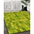 thumbnail image 2 of Ahgly Company Indoor Rectangle Patterned Neon Yellow Green Area Rugs, 5' x 8', 2 of 6