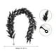 thumbnail image 3 of Guirnalda Artificial de Hojas Otoñales Colgantes para Halloween | Plástico Negro | 180 Cm | Decoración para El Hogar, Bodas y Fiestas de Acción de Gracias, 3 of 7