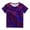 Multicolor#07, variant on AJTQTH Shirts for Kids Boys Girls Unisex Cute 3D Printed Round Neck Short-Sleeved Tees Ombre Tshirts Tops Blouses Summer Casual Breathable Comfy Clothes Outfits Multicolor 3-4 Years