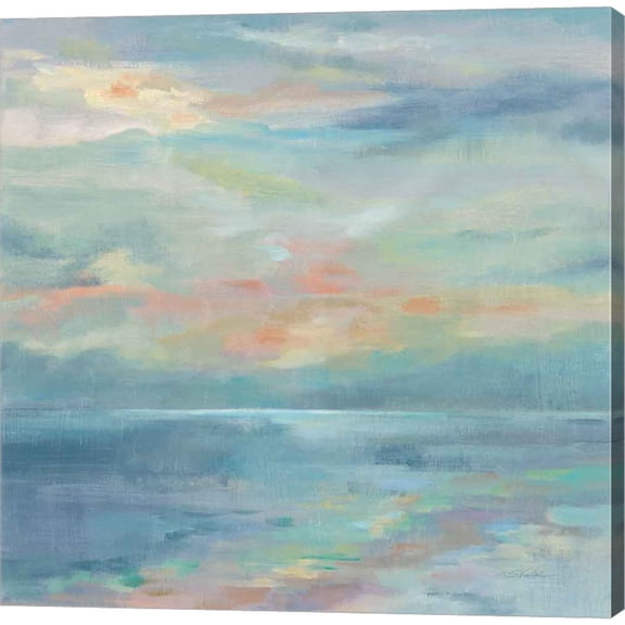Great Art Now June Morning by the Sea by Silvia Vassileva, Canvas Wall Art, 24W x 24H