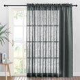 thumbnail image 4 of NIBOLOG Linen Sheer Curtains Semi-sheer Versatile Polyester Luxurious Window Treatment Drapes for Home, 4 of 8