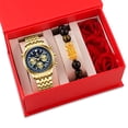 thumbnail image 2 of Poedagar Mens Watch Bussiness Quartz Stainless Steel Waterproof Date Chronograph Male Watches Bracelets, 2 of 6