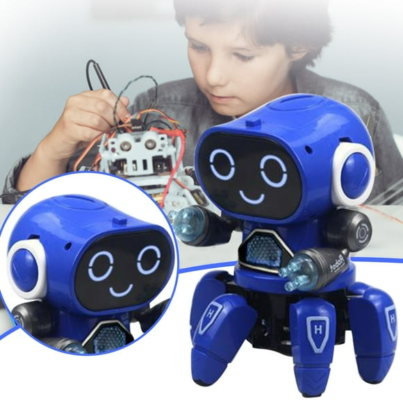 LPSSTORE Electric Six Clawed Fish Dancing Robot Children's Toy with Light and Music,Children's Day Gifts