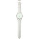 thumbnail image 2 of 1 PC Relojes PU relojes Unisex Wrkwatch Silver Watch Relojes creativos de cuarzo, 2 of 6