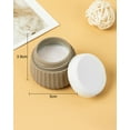 thumbnail image 5 of Micebay Travel Containers for Toiletries 4 Pack, TSA Approved Travel Size Toiletries, Portable Size Containers, With Clear Bag Leak Proof Silicone Jars, Essentials Creams Jars Carrying Small Items, 5 of 16