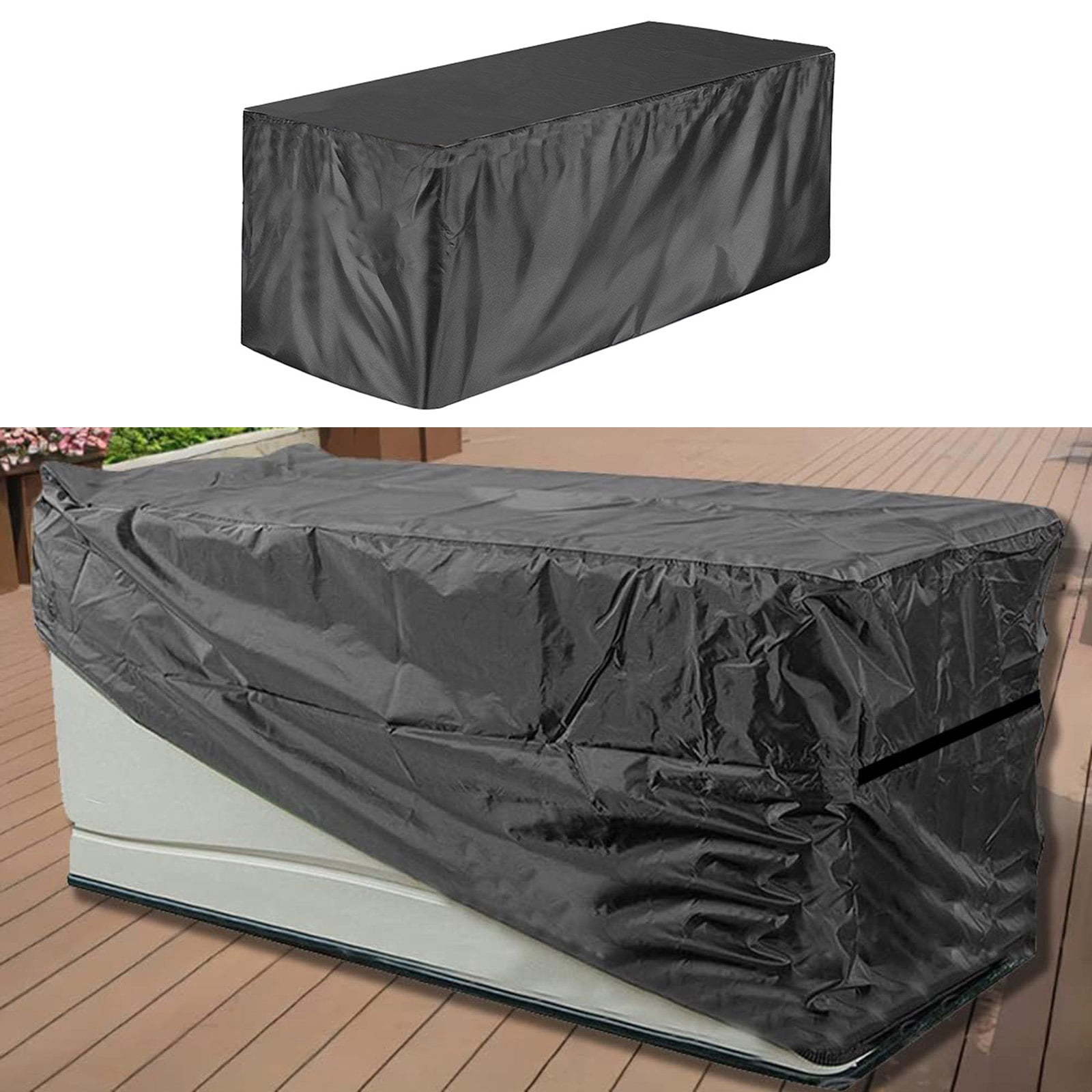 Outdoor Patio Garden Covers Furniture Waterproofed Covers Large Deck Boxes Covers for Outdoor Storage and Garden