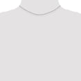 thumbnail image 5 of Auriga Fine Jewelry 14K White Gold 0.70mm Ropa Chain Necklace 14inch for Women, 5 of 5