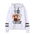 thumbnail image 2 of Sudadera con capucha con estampado de letras de panda para hombre y mujer, suéter holgado, camisetas casuales de manga larga con personalidad, 2 of 4