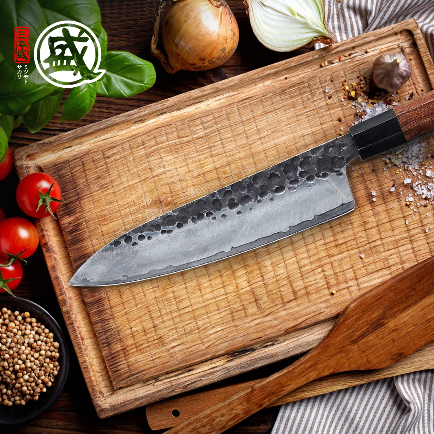 MITSUMOTO SAKARI 8 inch Japanese Kiritsuke Chef Knife