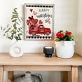 thumbnail image 3 of Valentines Day Flags for Outdoors 28 X 40 Double Sided Large Happy Valentine''s Day House Flags Burlap Farmhouse Rustic Welcome Decorative Holiday Flags for Porch Decor Outside Decoration Rose Heart, 3 of 6