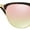 Shiny Red/Havana, variant on Ray-Ban 0RB3016 Clubmaster Unisex Sunglasses - Size - 51 (Green)