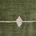 thumbnail image 5 of Rugsotic Carpets Hand Knotted Wool Area Rug 8'x10' Green Geometric Rectangle Indoor Rug for Living Room, Bedroom Antimicrobial L00532, 5 of 10