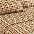 thumbnail image 2 of Bare Home Flannel Sheet Set - 100% Cotton - Deep Pocket - Twin XL, Red Lodge Plaid, 3-Pieces, 2 of 6