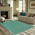 thumbnail image 2 of Ambiant Broadway Collection Pet Friendly Area Rugs Teal - 8' Octagon, 2 of 4