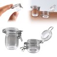 thumbnail image 5 of Joernso 2 Pcs Miniature Storage Jars Doll House Mini Transparent Jar with Lid Simulation Sealing Jar Model for 1:6 Doll House Kitchen Decoration, 5 of 8