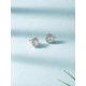 thumbnail image 2 of Moissanite Stud Earrings, VVSI D Color Round Cut, 925 Silver 18K Gold Plated, 2 of 5