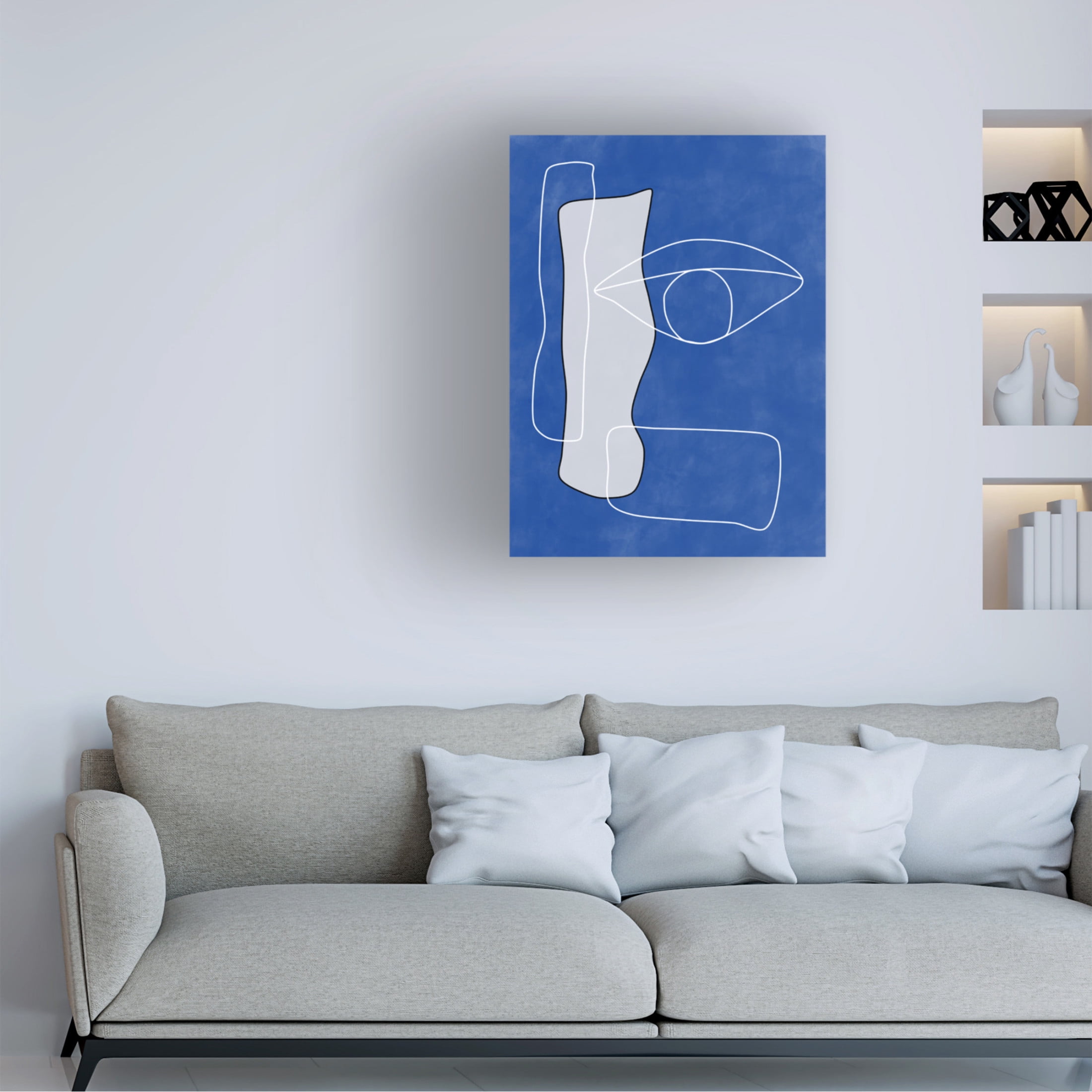 Trademark Fine Art Elena Ristova  Indigo23 Canvas Wall Art