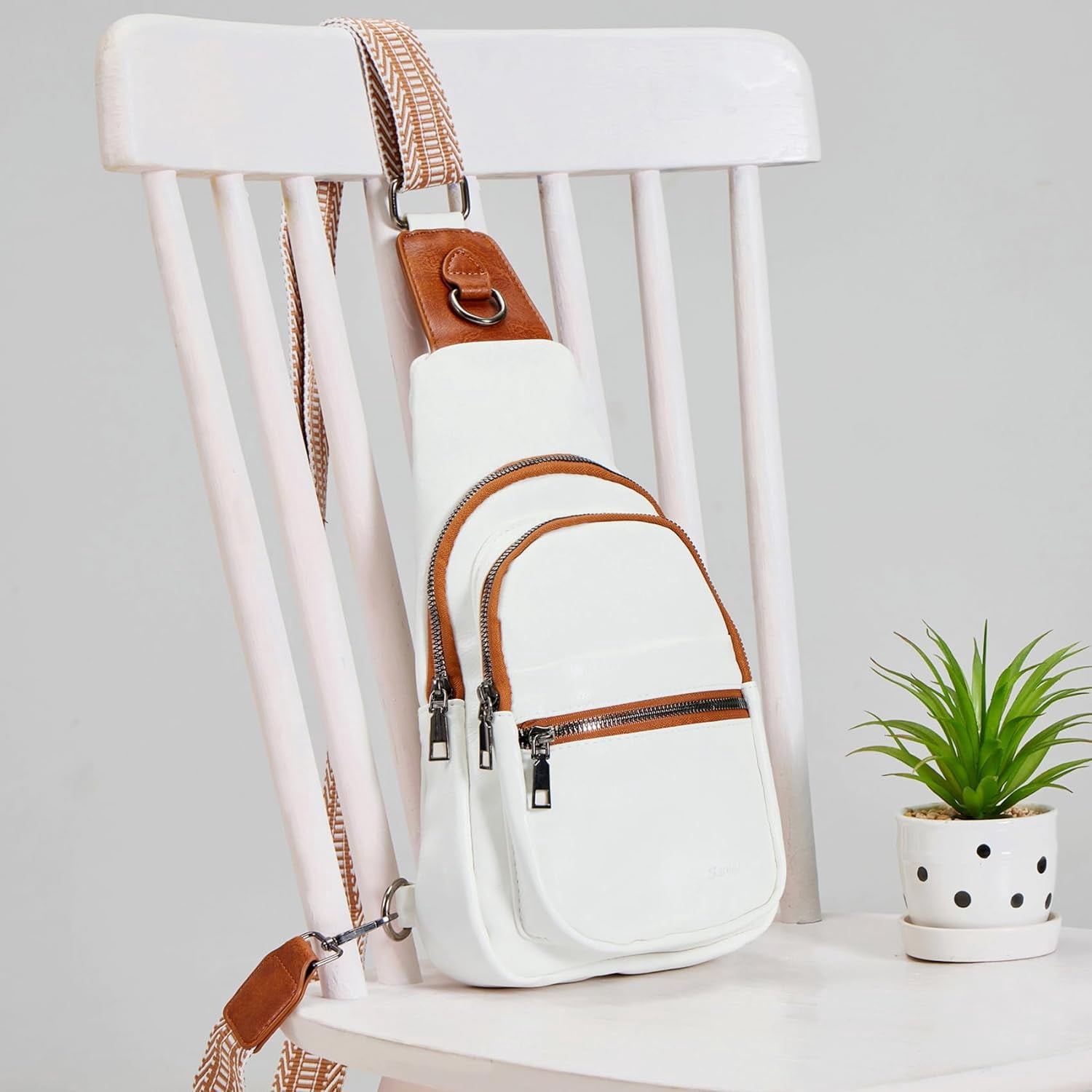 Crossbody Bag for Women Small Sling Bag Leather Shoulder Cross Body Bag for Travel