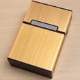 thumbnail image 3 of Caja de aleación de aluminio caja reutilizable liviano de almacenamiento de bolsillo anti-squerey contenedores accesorios de contenedor regalos de viaje dorado Methold HA010086-01B, 3 of 6