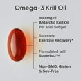 thumbnail image 3 of Antarctic Krill Oil Omega 3 500mg w/ Phospholipids Choline & Astaxanthin 120 ct, 3 of 9