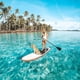 thumbnail image 4 of 3-Piece SUP Paddle Adjustable Aluminum Stand Up Paddleboard Paddle, 4 of 5