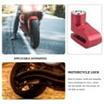 thumbnail image 2 of WAXIAYUZ Red Disc Brake Lock for Motorcycle and Bike with Keys, 2 of 6