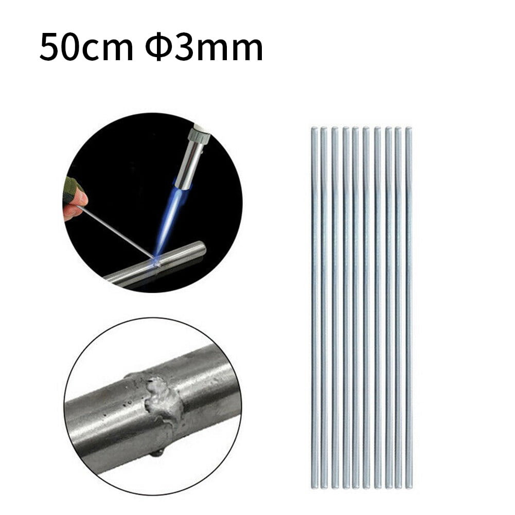 10X 33cm 2.0mm Solution Welding Flux-Cored Rods Aluminum Wire Brazing Tool Set. 