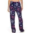 thumbnail image 4 of V.I.P. Women's Plush Holiday Printed Pajama Pant, 4 of 4
