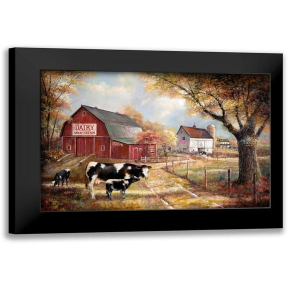 Manning, Ruane 14x11 Black Modern Framed Museum Art Print Titled - Memories on the