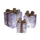 thumbnail image 1 of Gift Box Three-Piece Set Pile Ornaments Iron Gift Box Luminous Christma Supplies Scene Layout B, 1 of 5