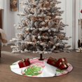 thumbnail image 4 of Fotbe Hello Summer Gnome Pattern Christmas Tree Skirt, Tree Skirts Plush Christmas Decorations, Christmas Tree Skirts Xmas Decorations Holiday Party Decor-36", 4 of 6