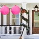 thumbnail image 4 of Bola de Navidad Inflable con Luz LED Decorada PVC (75cm) Rosa, 4 of 5