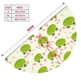 thumbnail image 3 of Yiaed Green Frog Print Christmas Tree Skirt , Tree SkirtsTree Mat for Christmas Winter Holiday Indoor Decorations-48", 3 of 7