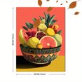 thumbnail image 3 of Vibrant Fruit Bowl Canvas Print, Perfect for Kitchen, Dining Room, Living Room, Home Office, Coffee Shop, 3 of 8