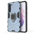 thumbnail image 2 of for Samsung Galaxy S25 Case,Heavy Duty Armor Dual Layer Military Grade Protective TPU Bumper Magnetic Finger Ring Kickstand Shockproof Dustproof Non-Slip Slim Back Phone Cover,Blue, 2 of 8