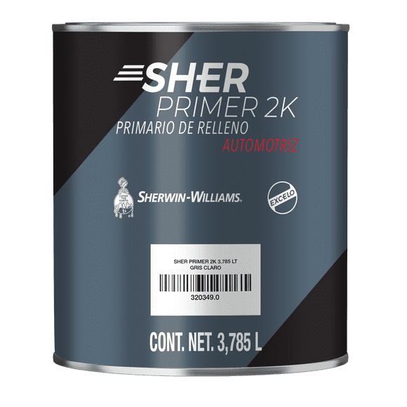 Primario De Relleno Sherwin Williams Sher Primer 2K Negro 3.78 Lt