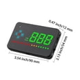 thumbnail image 1 of Velocímetro Gps Digital para coche, pantalla frontal, exceso de velocidad, Mph/km, alarma de advertencia de cansancio, alta calidad ShuxiuWang 8390606134813, 1 of 1