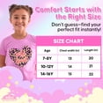 thumbnail image 4 of MISS POPULAR Girls 5 Pack Printed T-Shirts Soft Cotton Tees for Everyday Wear Sizes 7-16 Years, 4 of 7