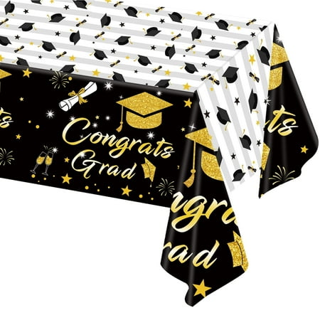 

2022 Graduation Tablecloth 1 Pack Graduation Table Linens 54 x 108 Inches 2022 Graduation Party Decorations Supplies Graduation Table Cover for College Kindergarten High School