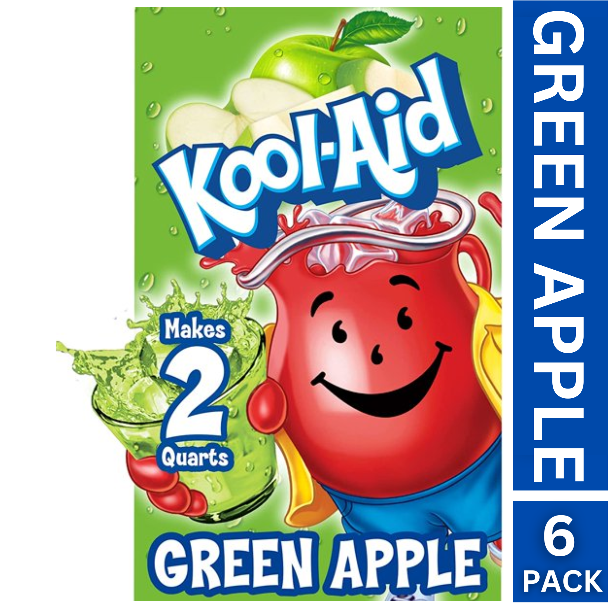 Kool-Aid Unsweetened Green Apple Artificially Flavored Drink Mix