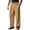 Yellow, variant on QIYAGBSA Trousers for Men High Waisted Straight Leg Dress Pants Pleated Front with Button Detail Belt Loops Business Casual Office Work Slacks