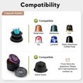thumbnail image 2 of 3-in-1 Portable Espresso Machine With NO Heating Function, Type-C Charging Electric Espresso Maker, 17 Bar Mini Coffee Maker For N ESPRESSO/DolceGustoPods & Ground Coffee On the Go, White, 2 of 5