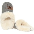 thumbnail image 4 of Joules Slippet Luxe Women's Sausage Dog Felt Indoor Slipper In Stone Size 9/10, 4 of 6