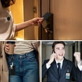 thumbnail image 6 of Retractable ID Badge Holder with Breakaway Lanyard,Heavy Duty Badge Reel,Detachable Keychain, Cruise Ship Cards Holder,for Nurse Officer Teacher Security Staff Women Men, 6 of 6