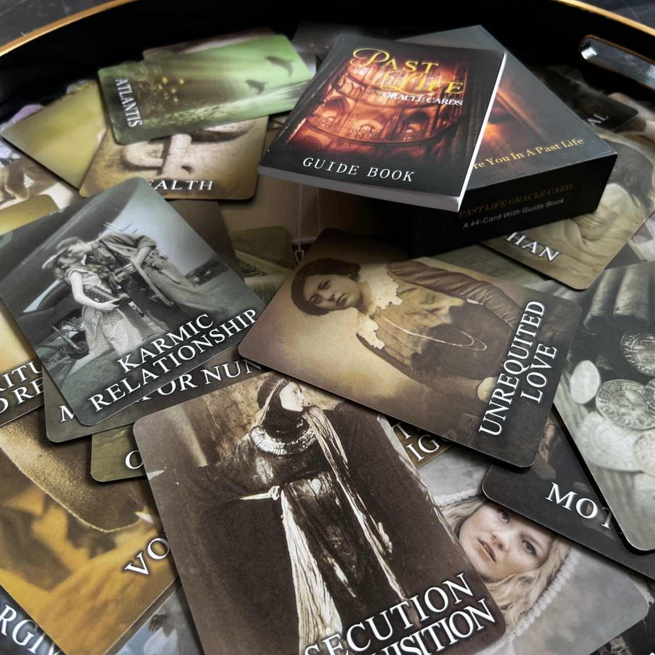 Tarot Cards Past Life Oracle Cards with Guidebook,44 Tarot