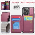 thumbnail image 4 of Funda Vinich para iPhone 13 Pro Wallet con tarjetero, color rojo, 4 of 9