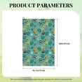 thumbnail image 4 of Kdxio Trucks And Excavators Pattern Golf Towel (24" X 16") with Carabiner Clip - The Convenient Golf Cleaning Towel, 4 of 8