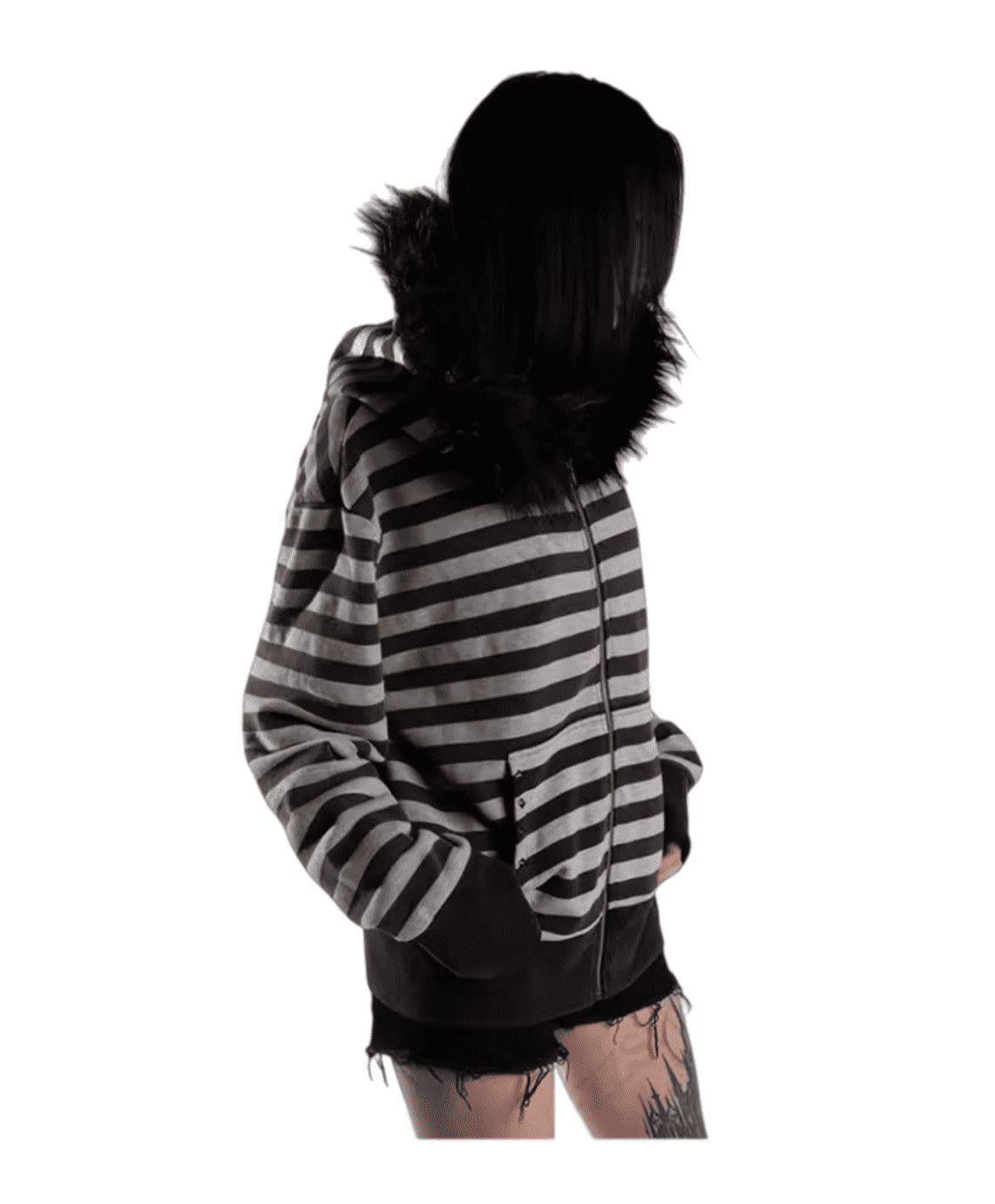Women’s Plush Fleece Hooded Zip-Up Jacket, Thick Warm Winter Cozy Fur-Lined Hoodie Coat, Soft Fluffy Outerwear Top for Cold-Weather Daily Wear, Casual Comfortable Fashion Jacket